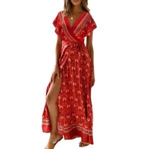 Bohemian Wrap Dress